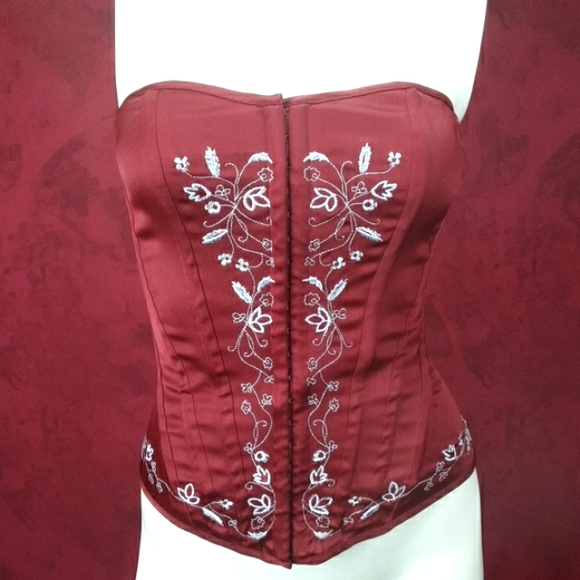 Charlotte Russe Tops - Charlotte Russe satin corset top
